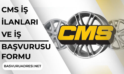cms is ilanlari ve is basvurusu formu