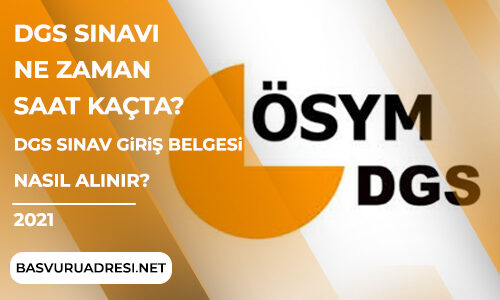 dgs sinavi ne zaman 2021