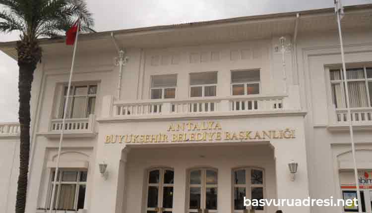 Antalya Büyükşehir Belediyesi İş İlanları