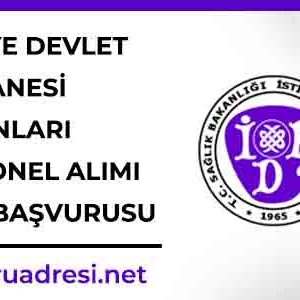 istinye devlet hastanesi is ilanlari personel alimi ve is basvurusu